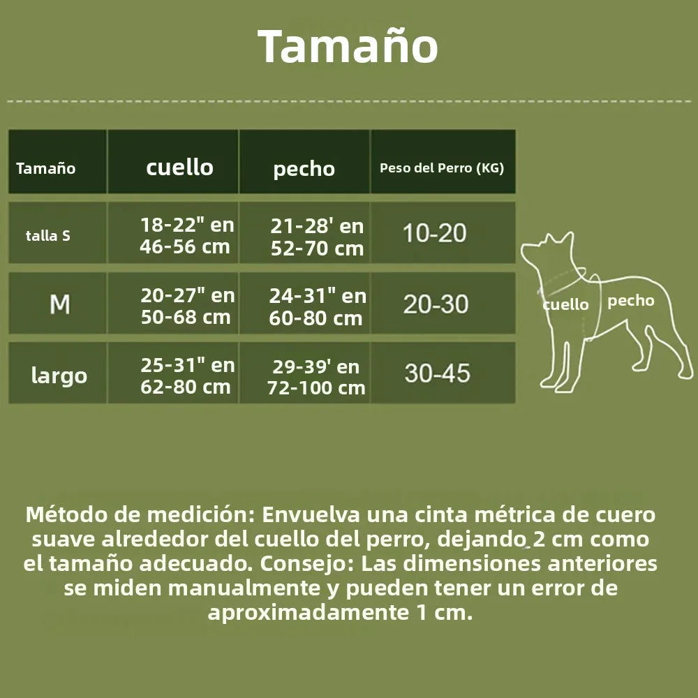 Harnes Militar para perro