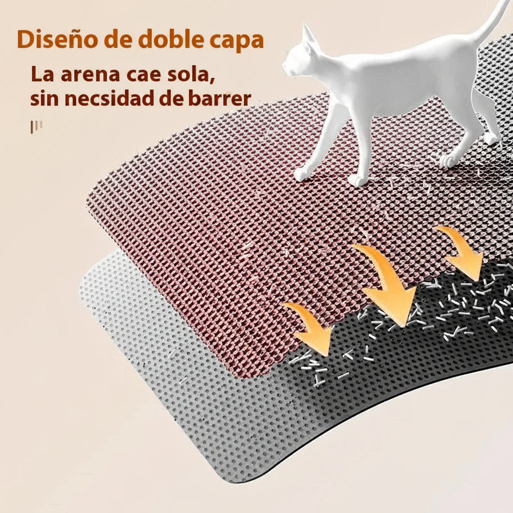 Tapete Atrapa Arena para Gatos